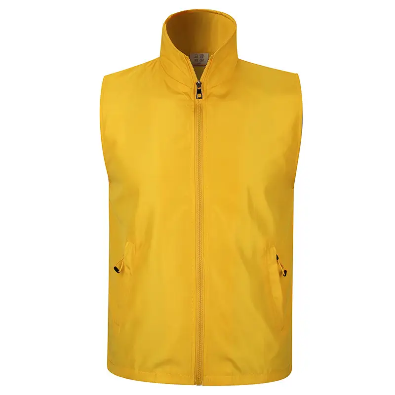 Blue Neoprene Sleeveless Vest with Zip Front - Image 12