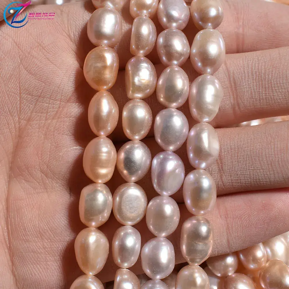 Natural Freshwater Pearl Double Sided Light Beads