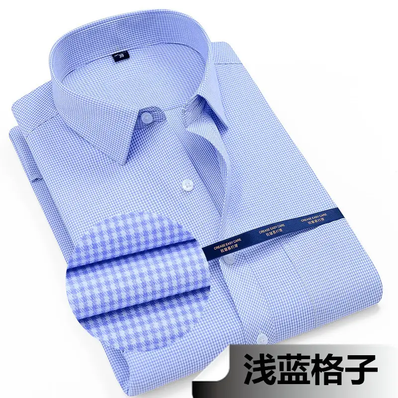 Pure White Thin Men's Short Sleeve Business Shirt - Image 9