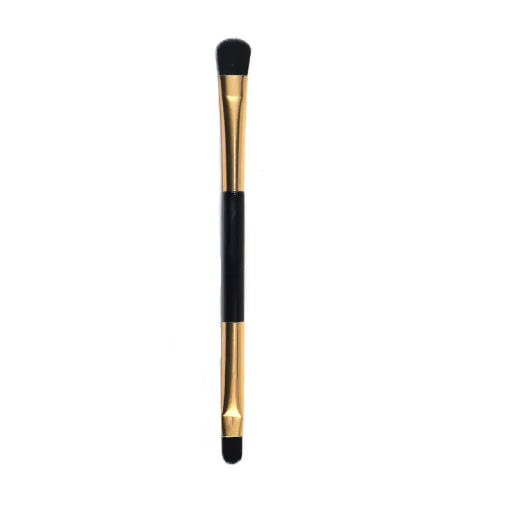 Light Bright Gold Eyebrow Brush with Black Handle - Image 4