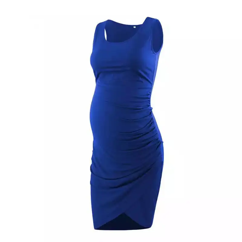 Black Sexy Crewneck Hip Irregular Wrap Dress - Image 6