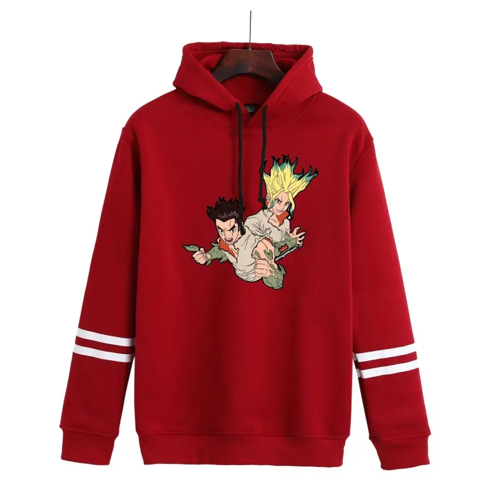 Red Dragon Ball Z Hoodie for Men Casual Hooded Sweatshirt - Image 20