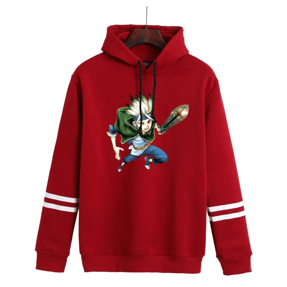Red Dragon Ball Z Hoodie for Men Casual Hooded Sweatshirt - Image 24