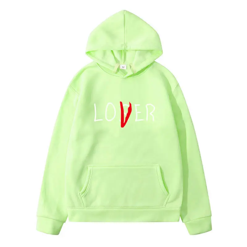 Men Women Cream Lover Hooded Fleece Sweatshirt - Image 6