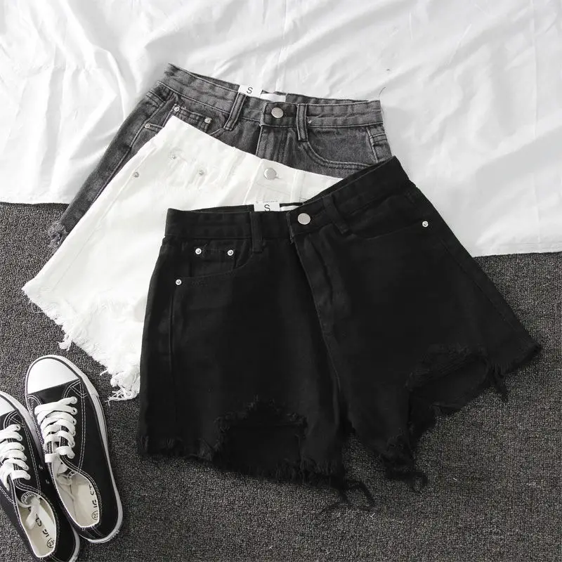 2025 High-Waisted Denim Shorts for Women - Image 8