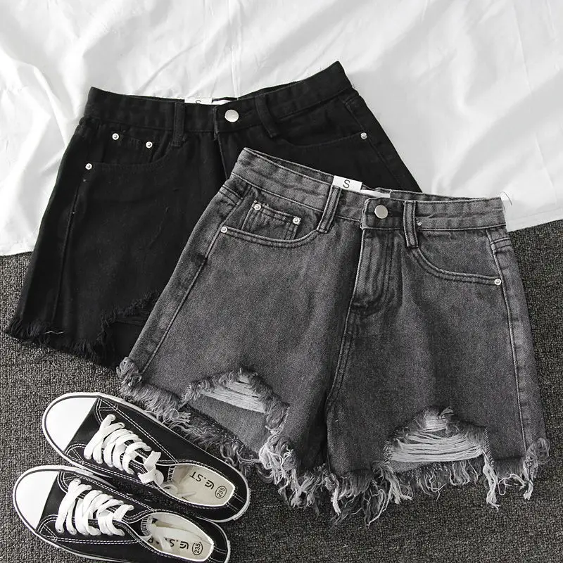 2025 High-Waisted Denim Shorts for Women - Image 9