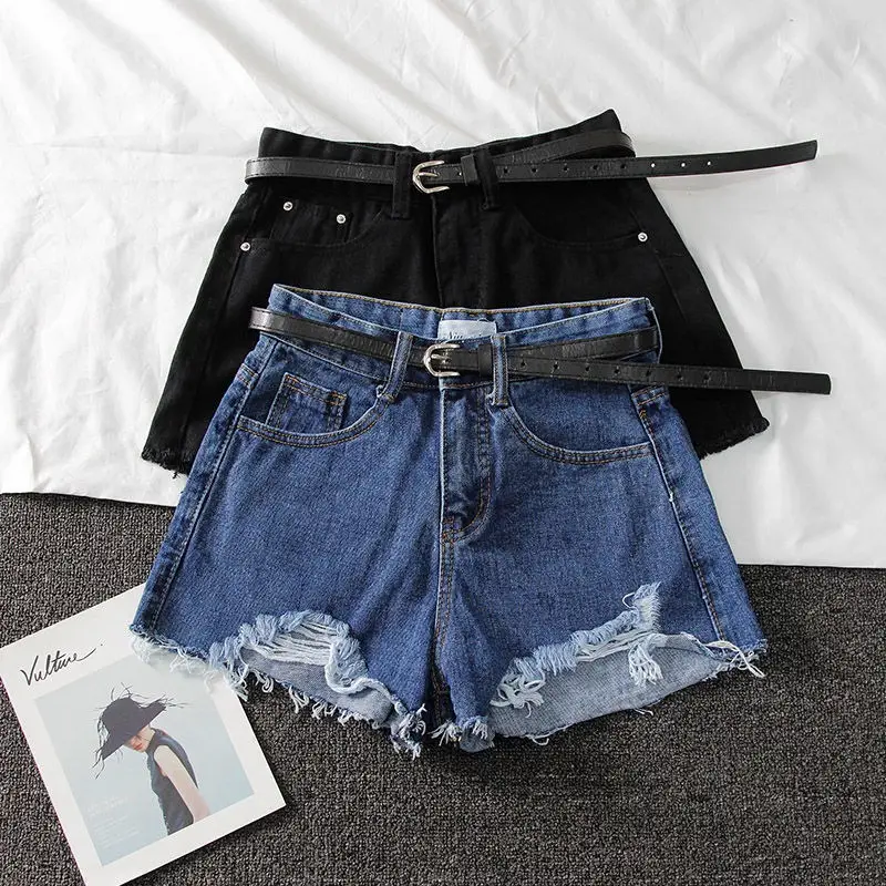 2025 High-Waisted Denim Shorts for Women - Image 10