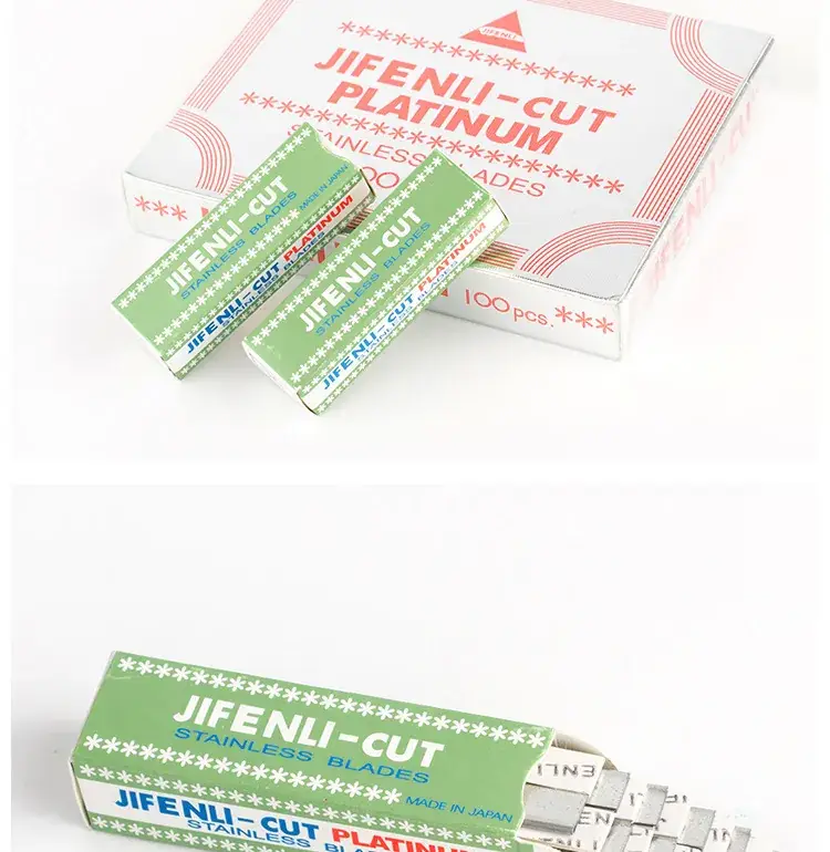 Japan Imported 100 Pcs Platinum Eyebrow Blades — feature 5