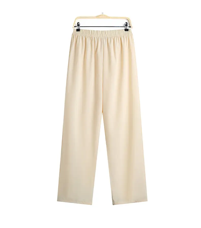 Red Tang Suit for Men Elderly Linen Casual Set — feature 28