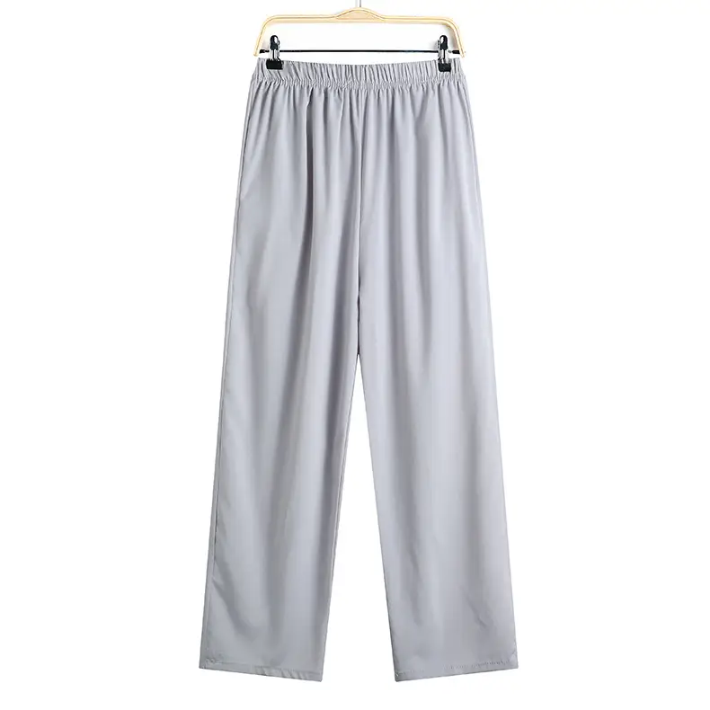 Red Tang Suit for Men Elderly Linen Casual Set — feature 32