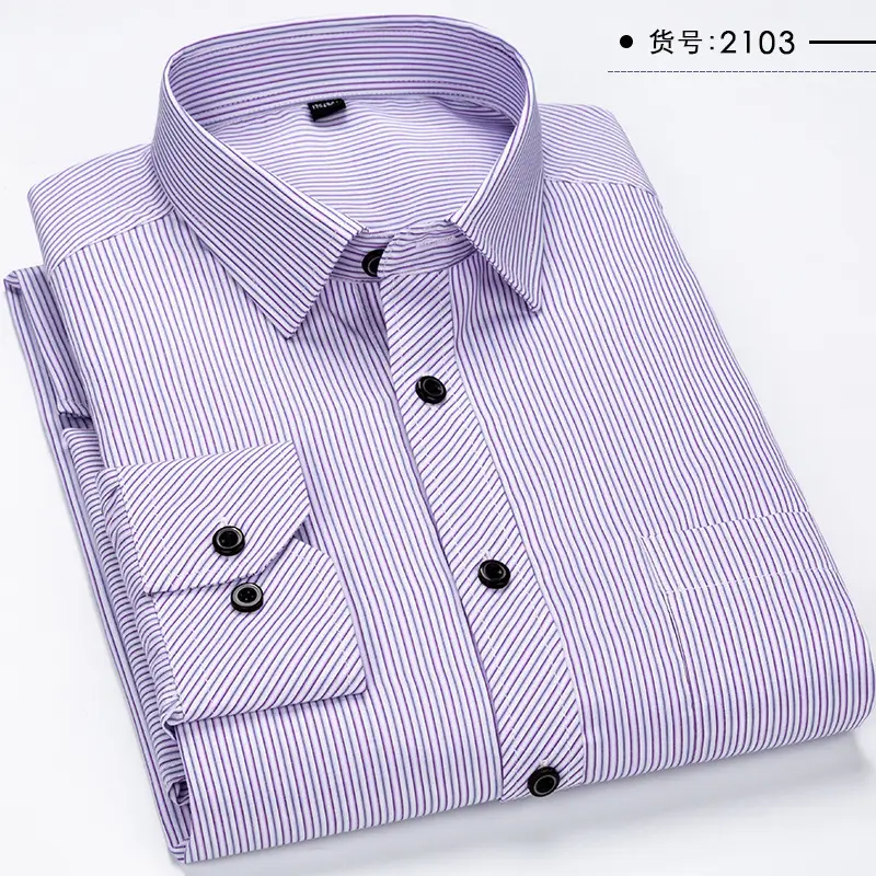 Blue Checkered Button-Down Shirt for Men Large - Image 2