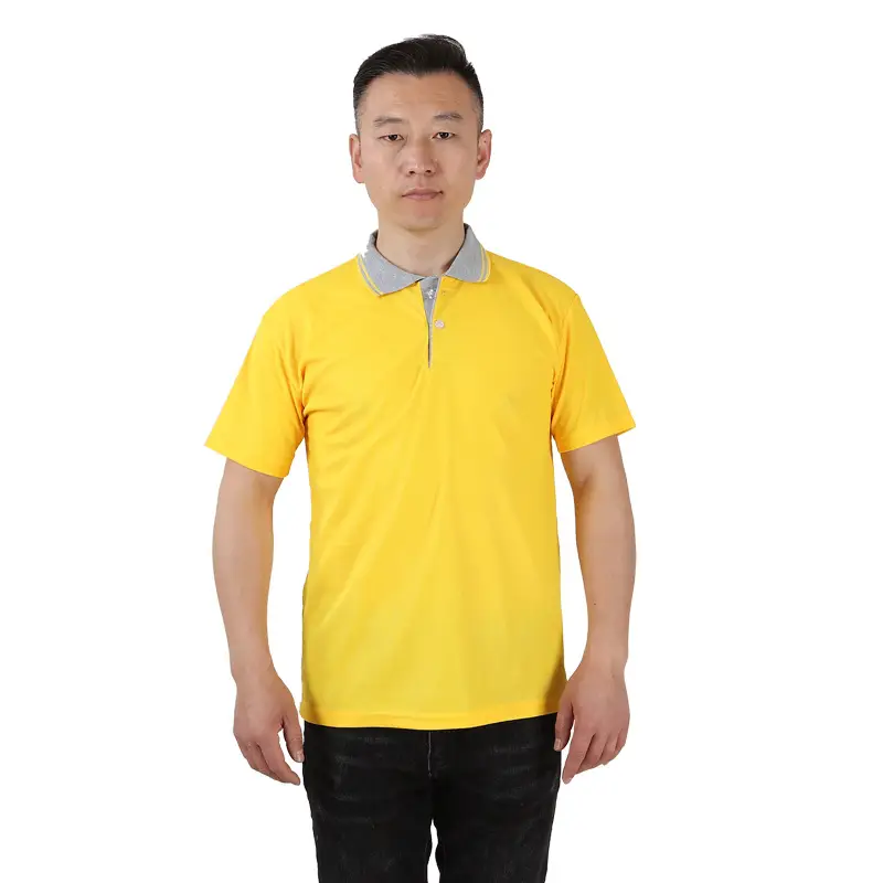 Red Polo T-Shirt with Logo Print for Men - Image 5