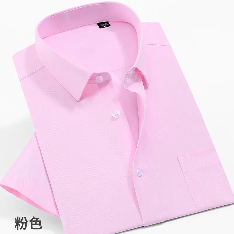 Men's Long Sleeve Button Down Shirt Black Business Casual - Image 13