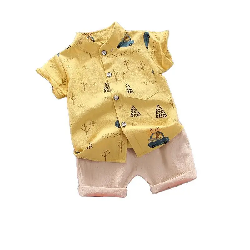 Boys Cartoon Elephant Suit 0-3Yr Summer 2Pc Set - Image 41