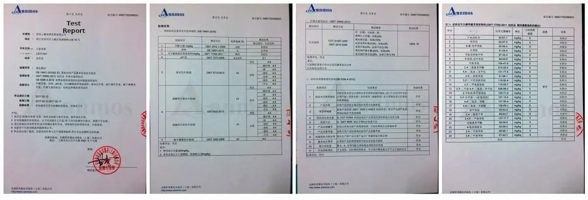 质检报告示意图