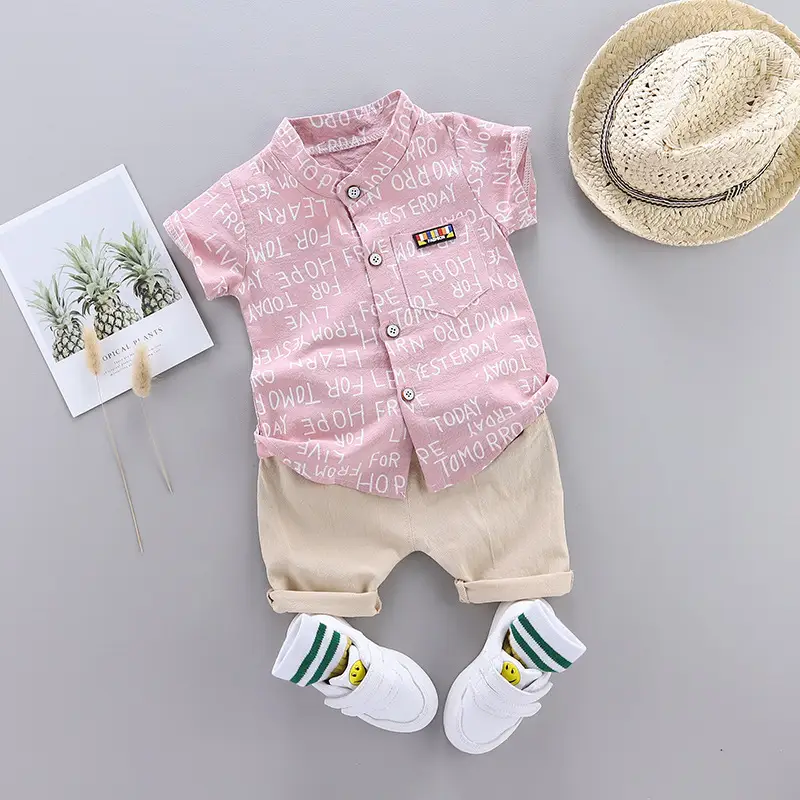 Boys Cartoon Elephant Suit 0-3Yr Summer 2Pc Set - Image 27
