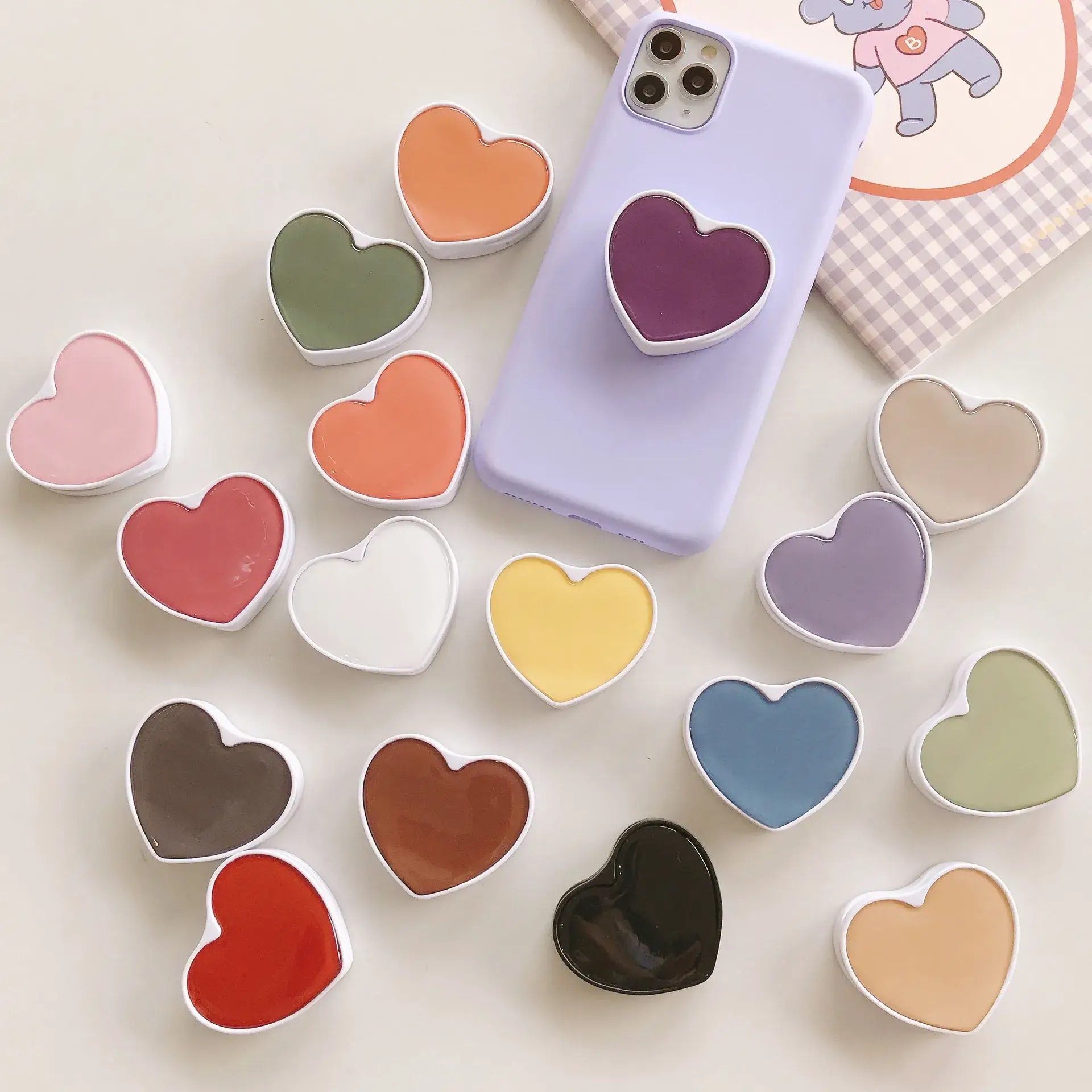 Love-shaped Airbag Bracket for Phone with Drop Glue - Image 19