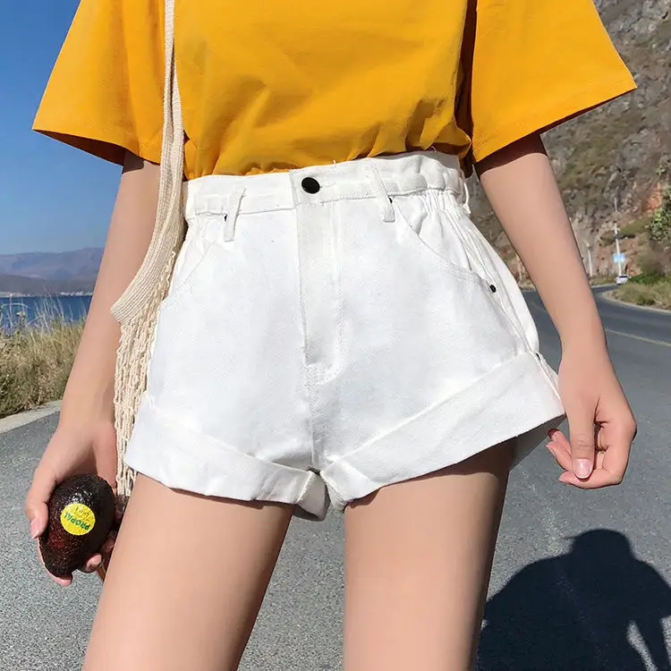 Women Fragile High Waist Denim Shorts 2025 - Image 3