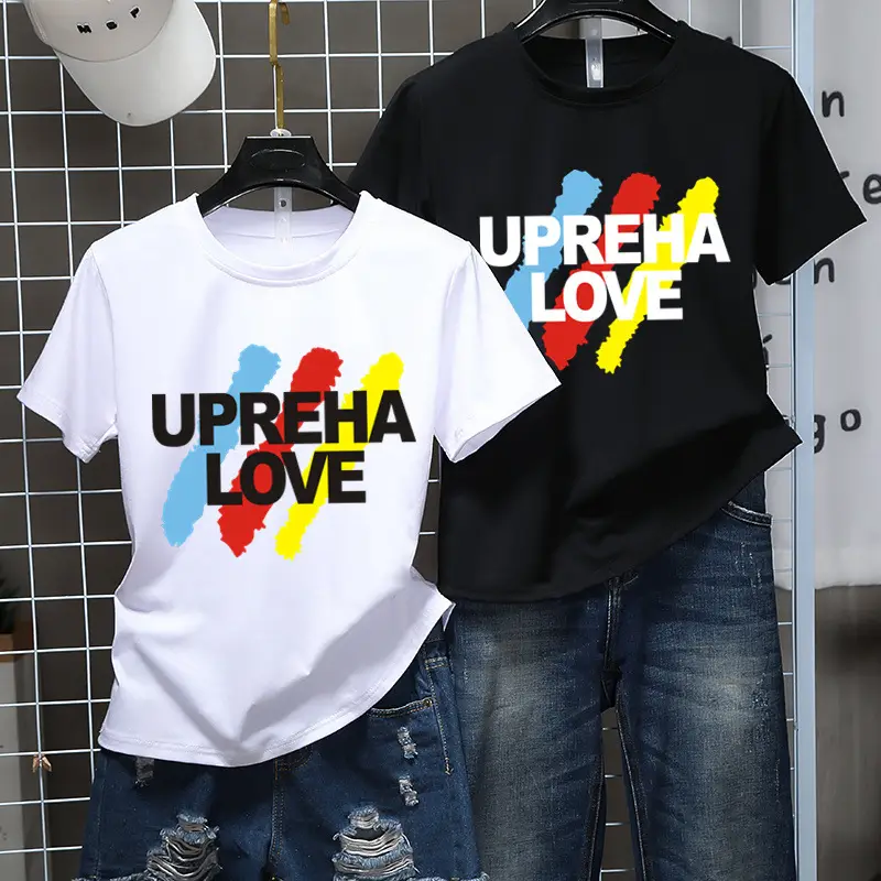 K-Style Cartoon T-Shirt Set Black Yellow Loose Women Casual — feature 4