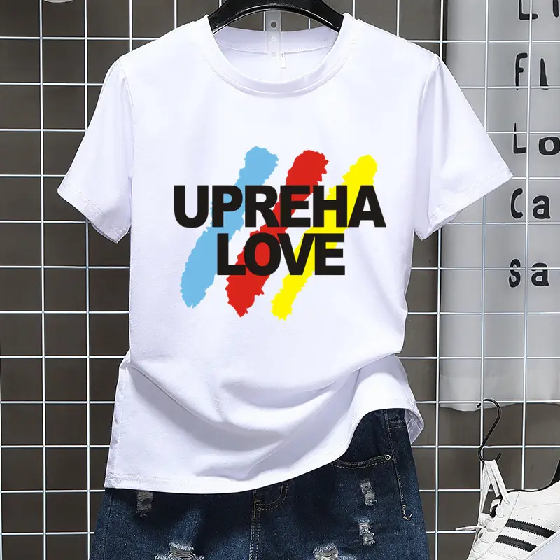 K-Style Cartoon T-Shirt Set Black Yellow Loose Women Casual — feature 8