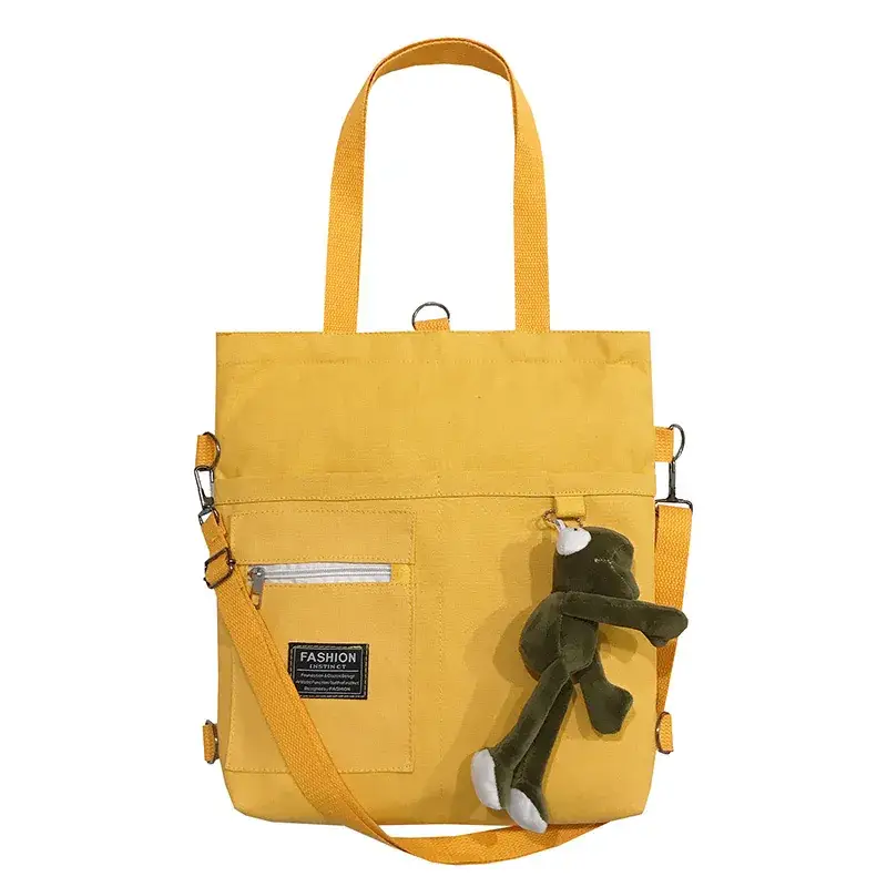 Cute Korean Style Canvas Tote Bag for Women - Image 8