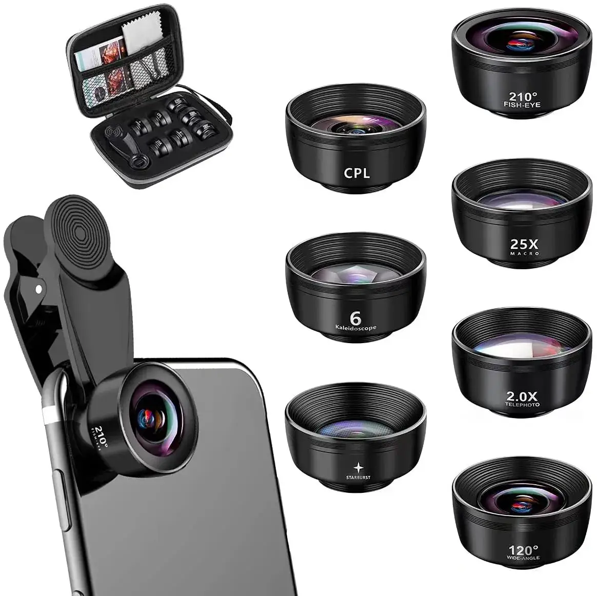 15-in-1 Universal Macro Lens Set for Mobile Phone - Image 2