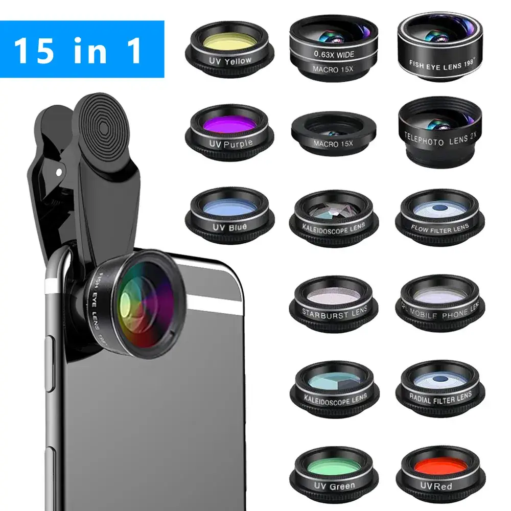 15-in-1 Universal Macro Lens Set for Mobile Phone - Image 3