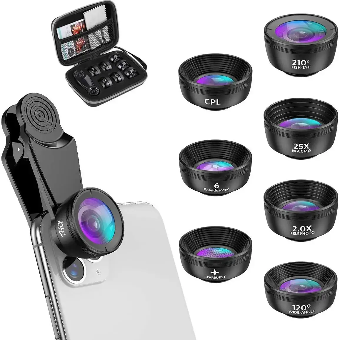 15-in-1 Universal Macro Lens Set for Mobile Phone - Image 5