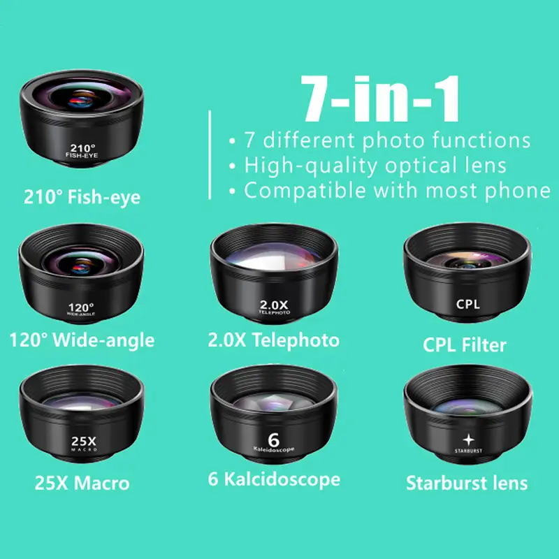 15-in-1 Universal Macro Lens Set for Mobile Phone — feature 16