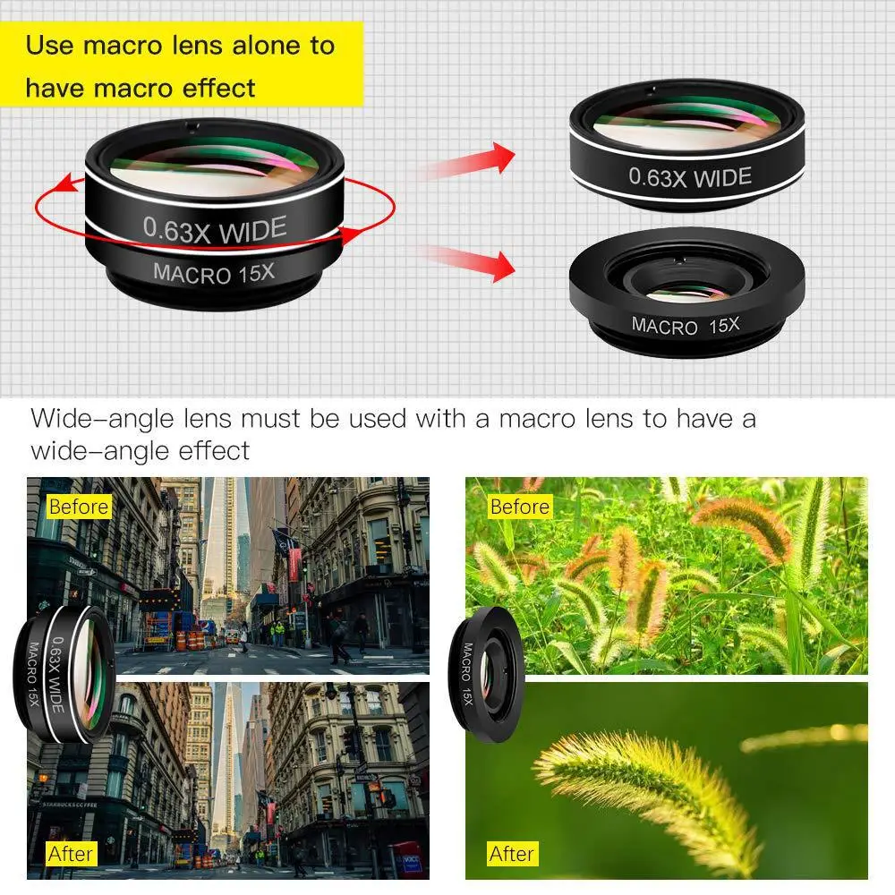 15-in-1 Universal Macro Lens Set for Mobile Phone — feature 25