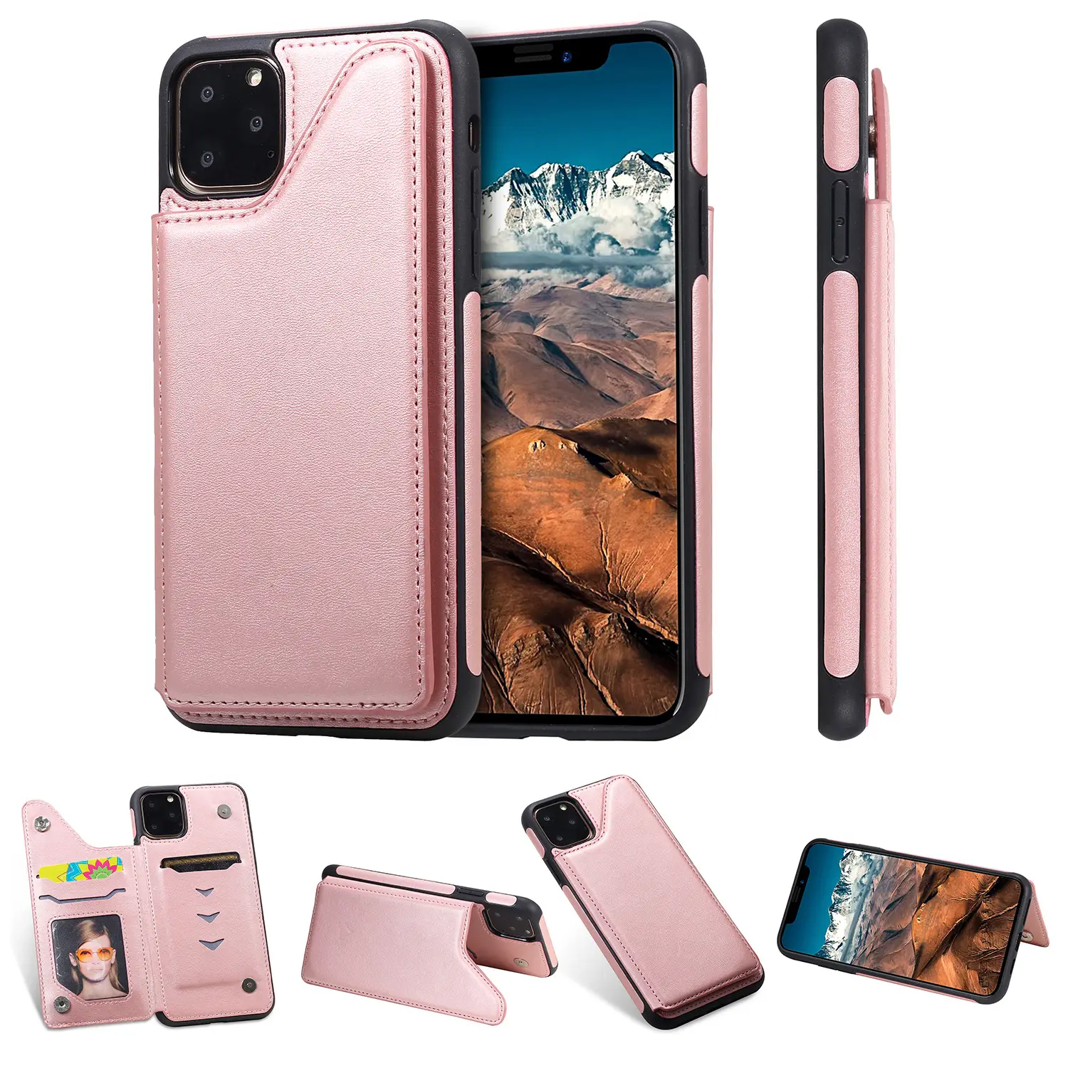 Apple iPhone X with Max Leather Case Red