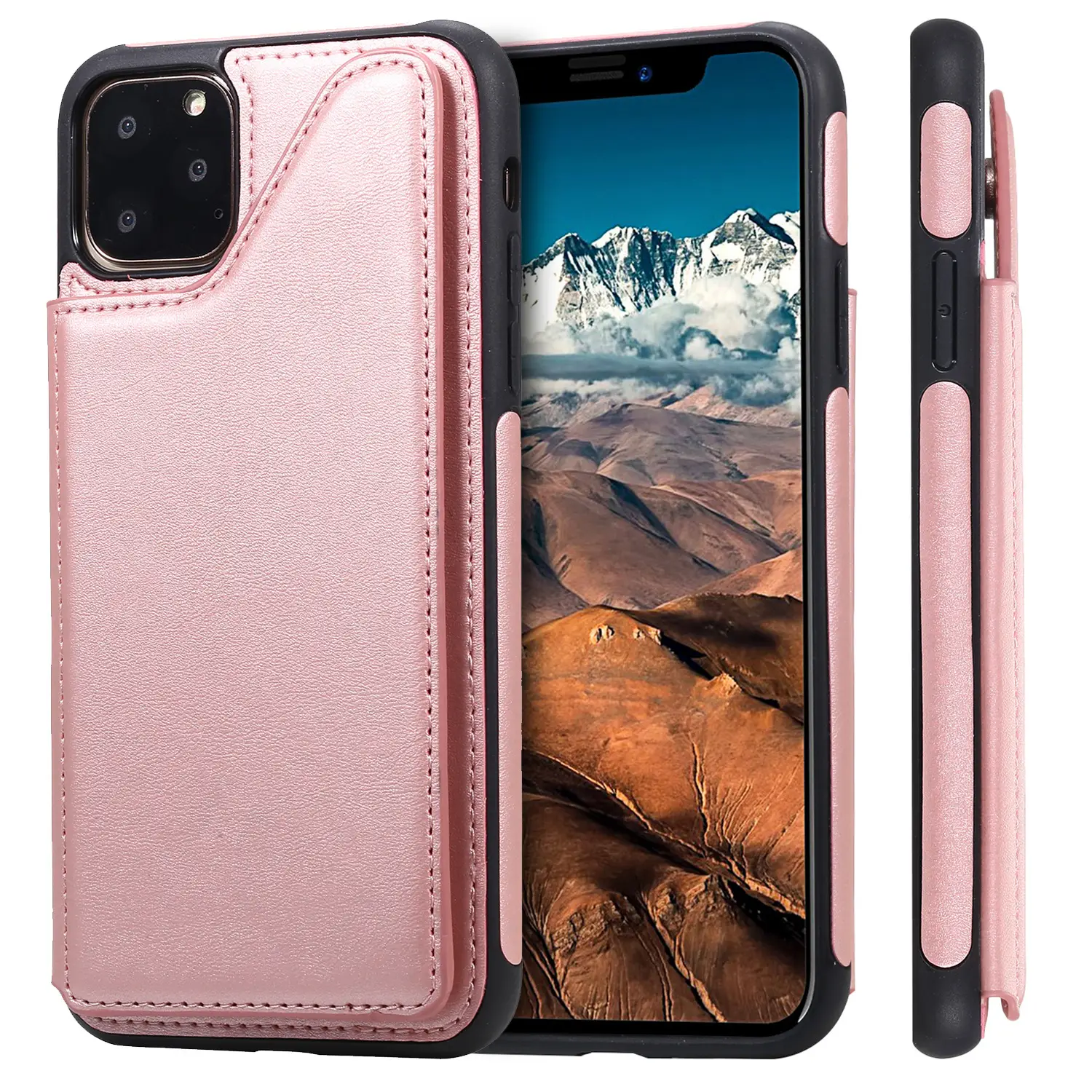 Apple iPhone X with Max Leather Case Red