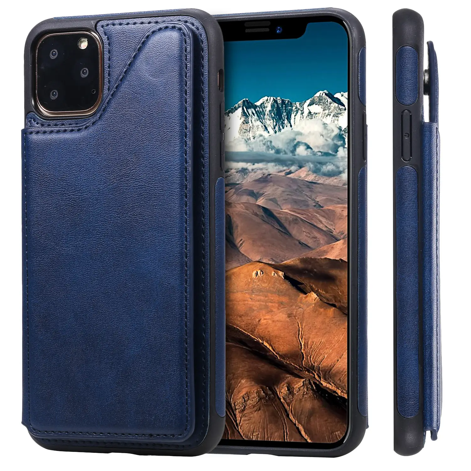 Apple iPhone X with Max Leather Case Red