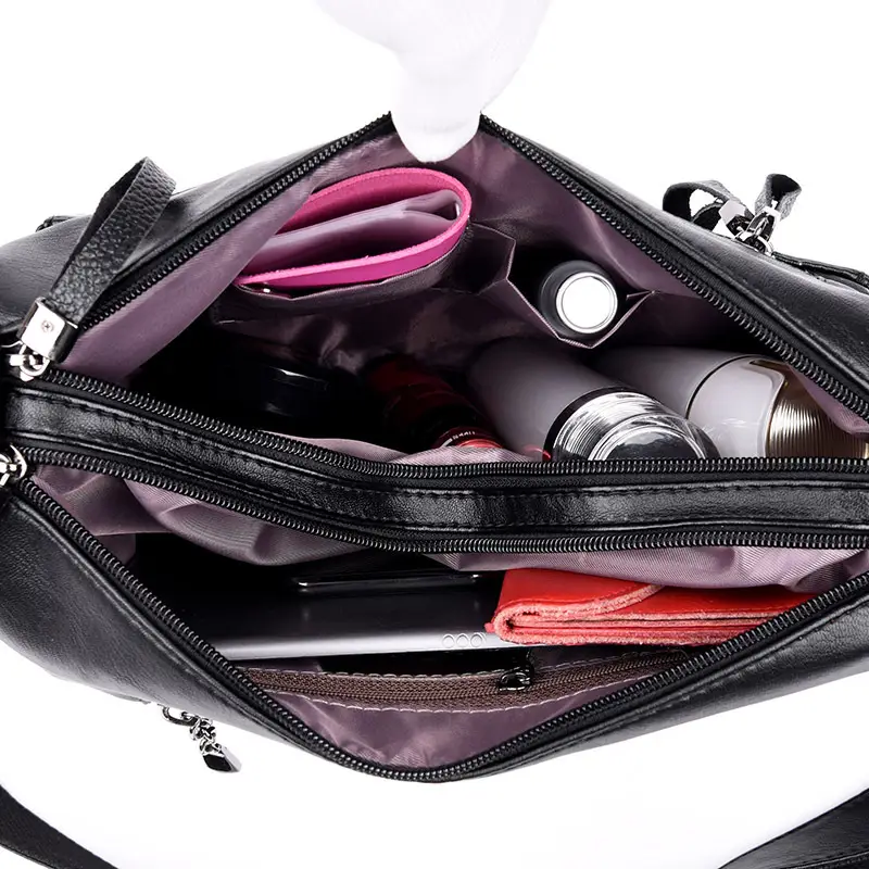 Black Women's Shoulder Messenger Bag 2023 - Image 3