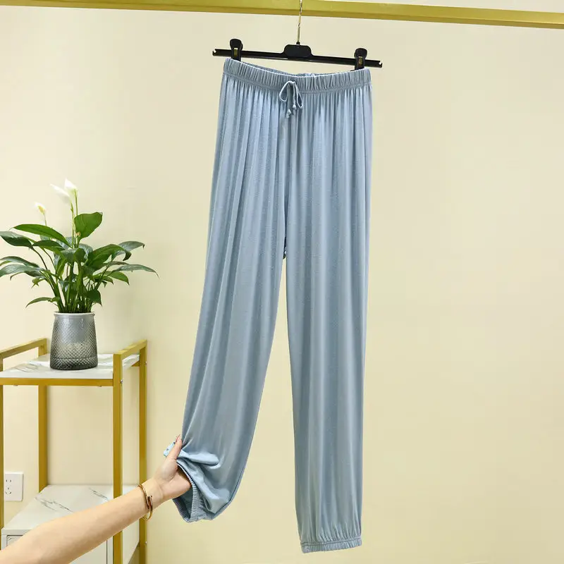 Women Drawstring Slimming Harem Pants Brown Summer 2025 — feature 13