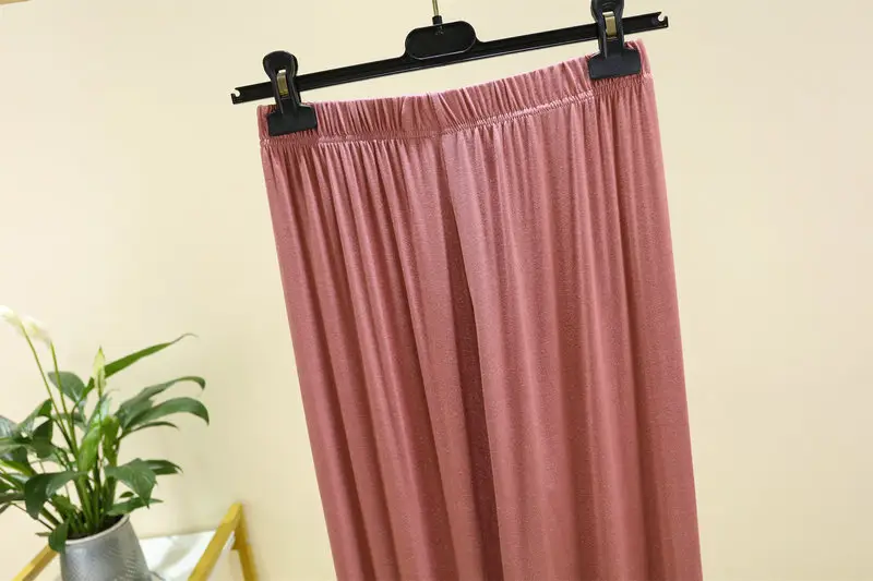 Women Drawstring Slimming Harem Pants Brown Summer 2025 — feature 19