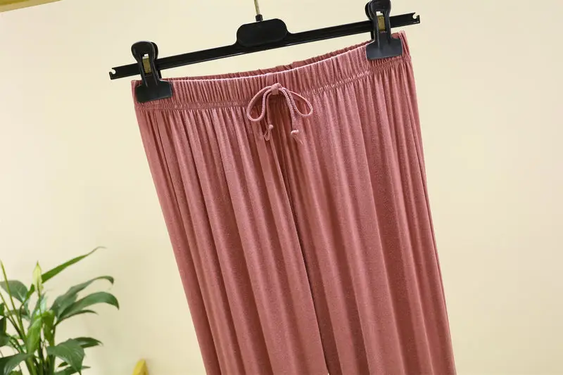 Women Drawstring Slimming Harem Pants Brown Summer 2025 — feature 21