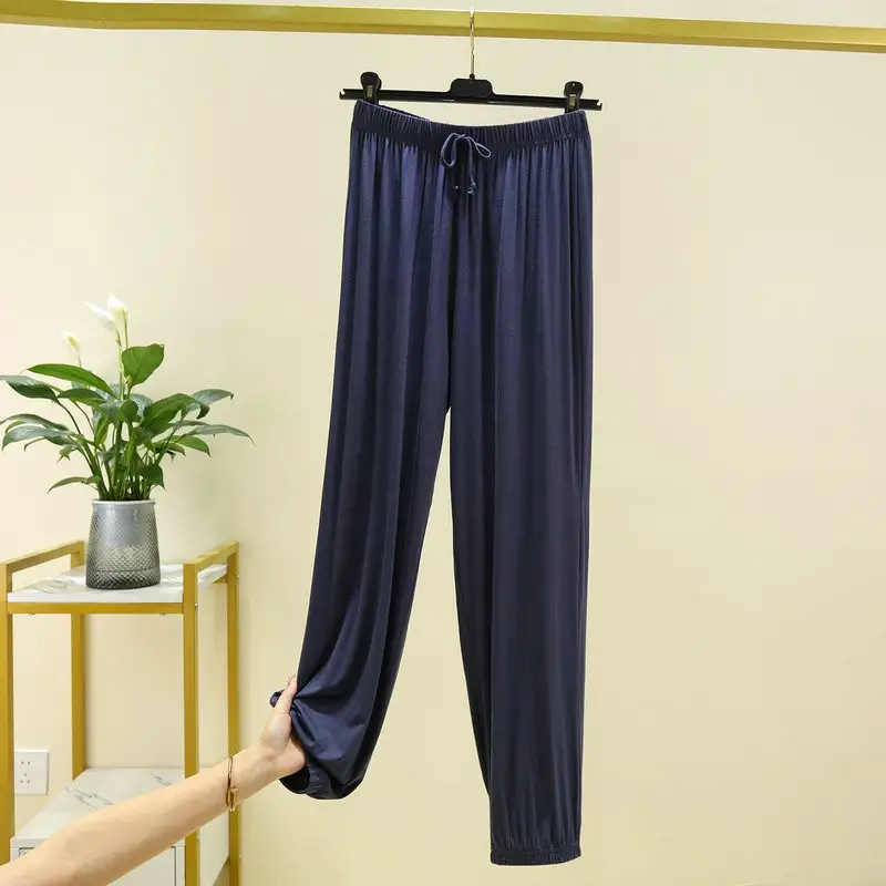 Women Drawstring Slimming Harem Pants Brown Summer 2025 - Image 9