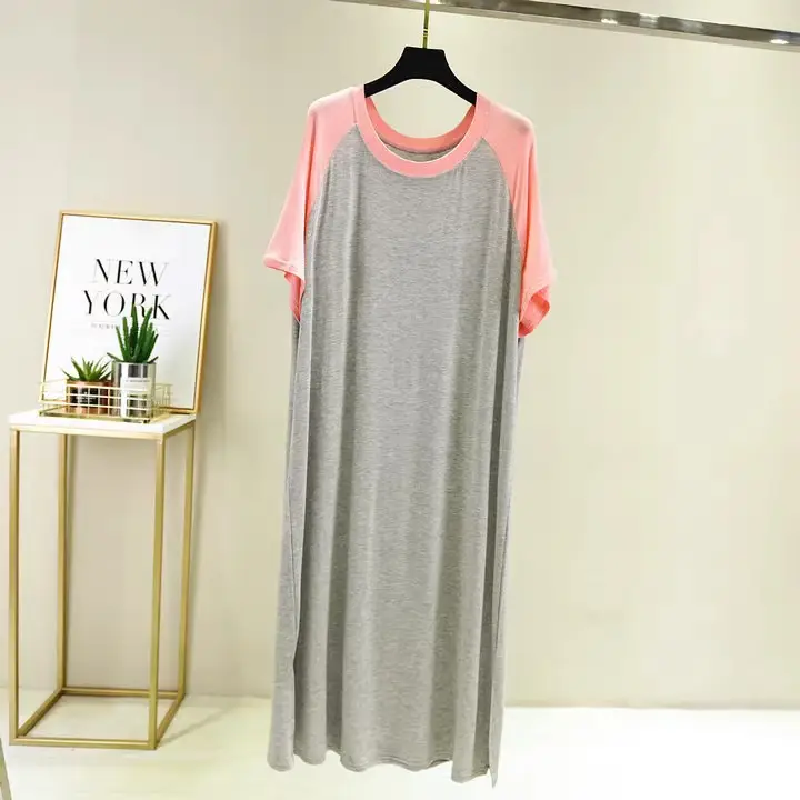 Summer Plus Size Modal Long Skirt Dress - Image 8