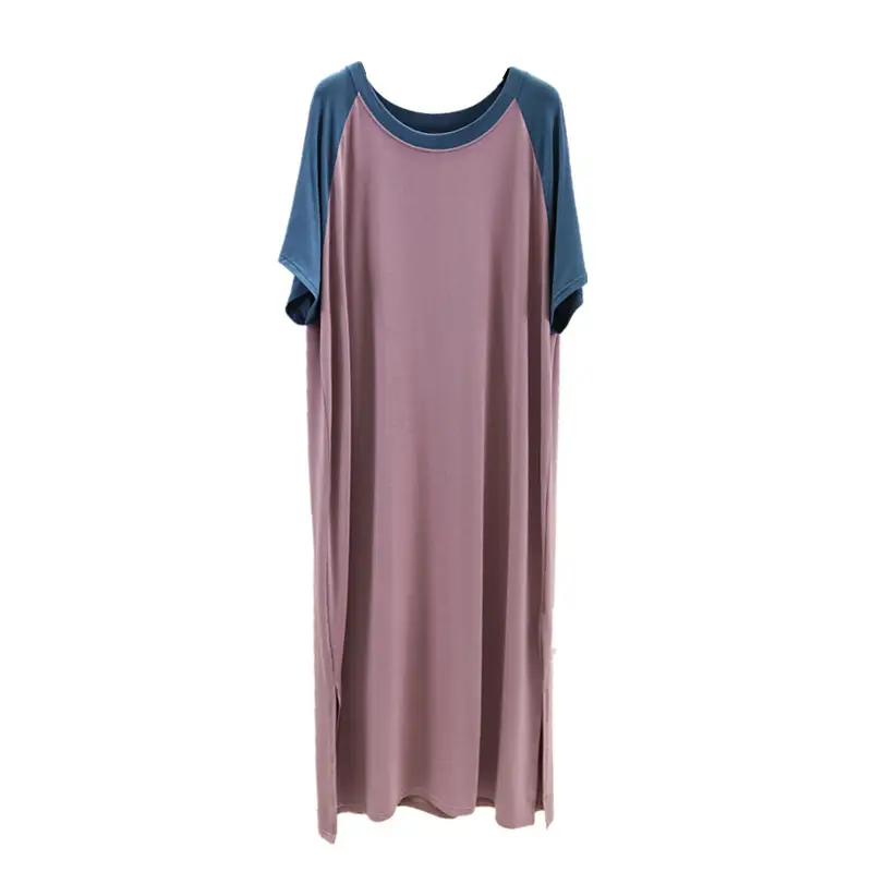 Summer Plus Size Modal Long Skirt Dress - Image 9