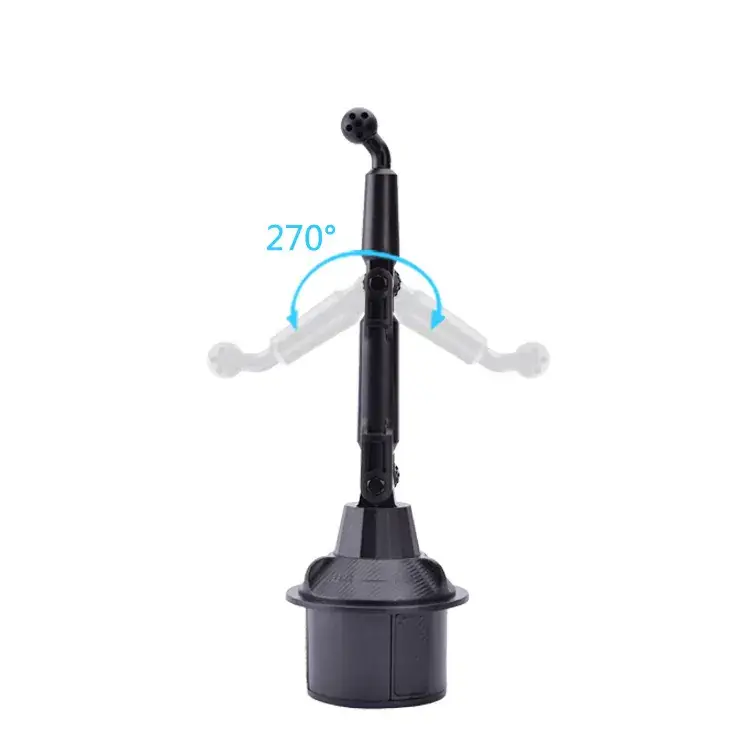 Universal Long Tube Car Cup Holder 270° Adjustable