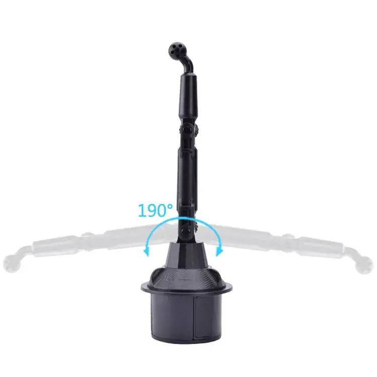 Universal Long Tube Car Cup Holder 270° Adjustable