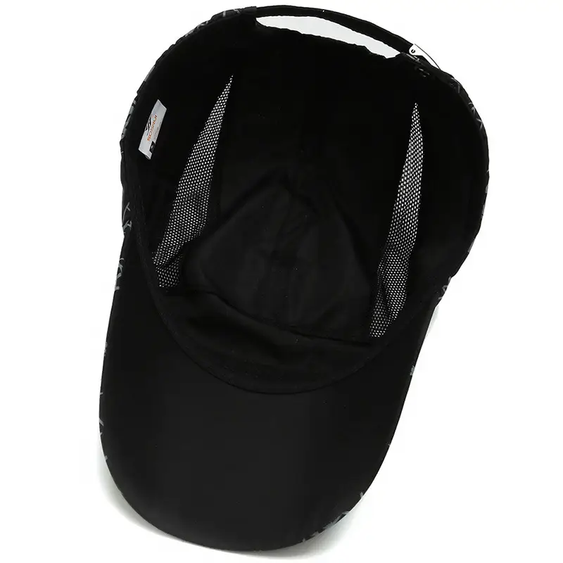 Men's Blue Geometric Peak Cap Summer Sports Wear - Image 14