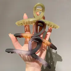 Orange Korean-style Hair Clip for Bathing Back of Head — feature 5
