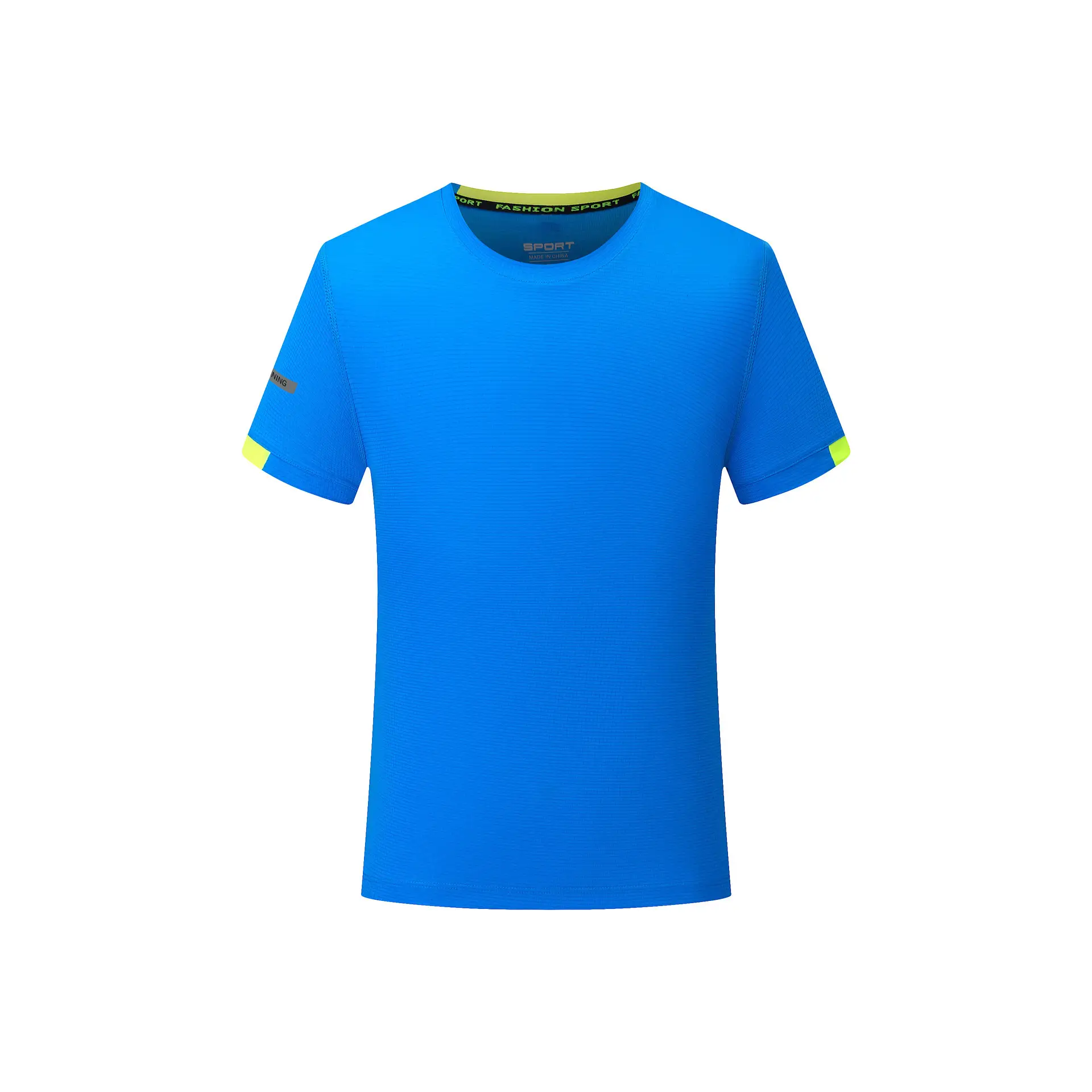 Men White Quick-Drying T-Shirt Short Sleeve - Image 12