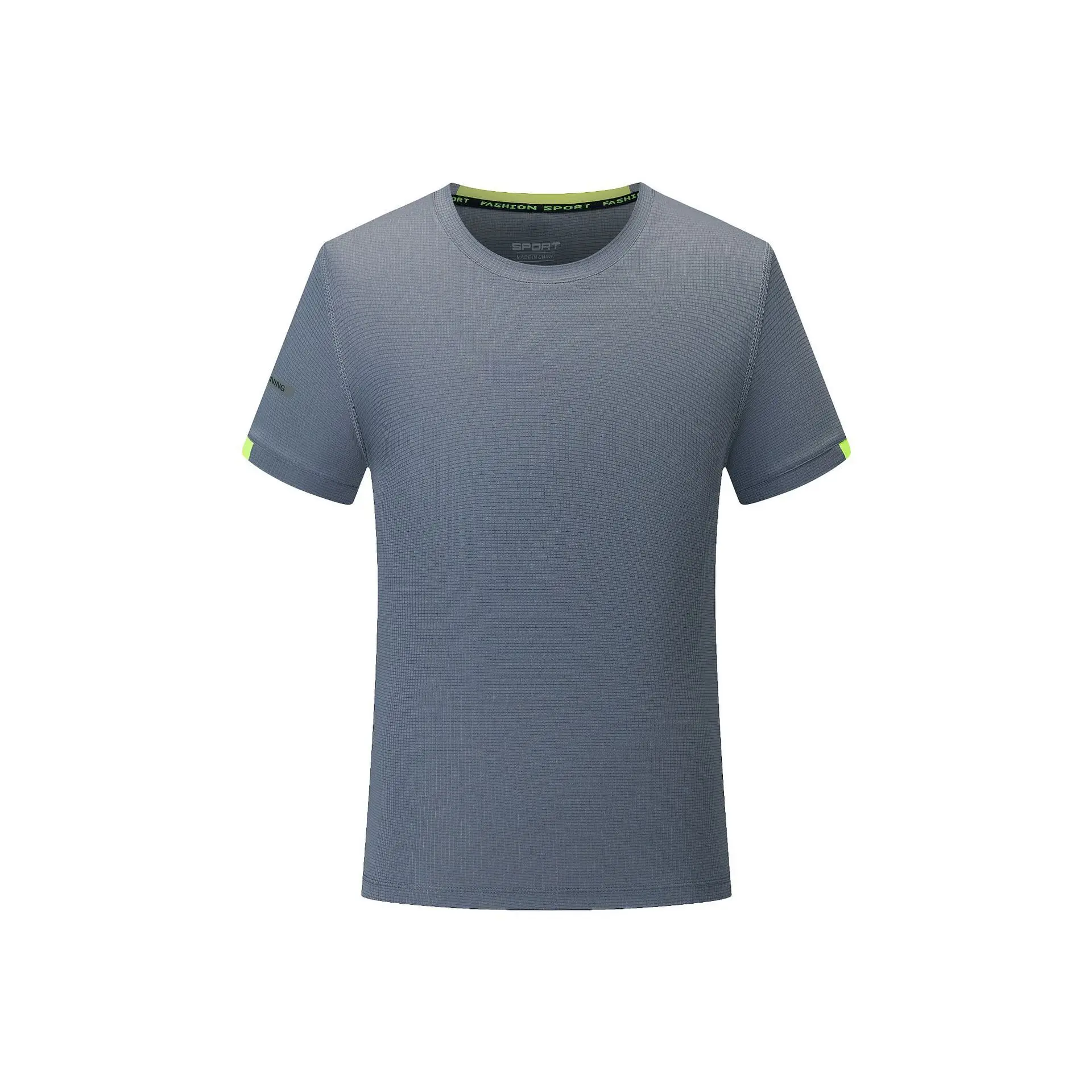 Men White Quick-Drying T-Shirt Short Sleeve - Image 3