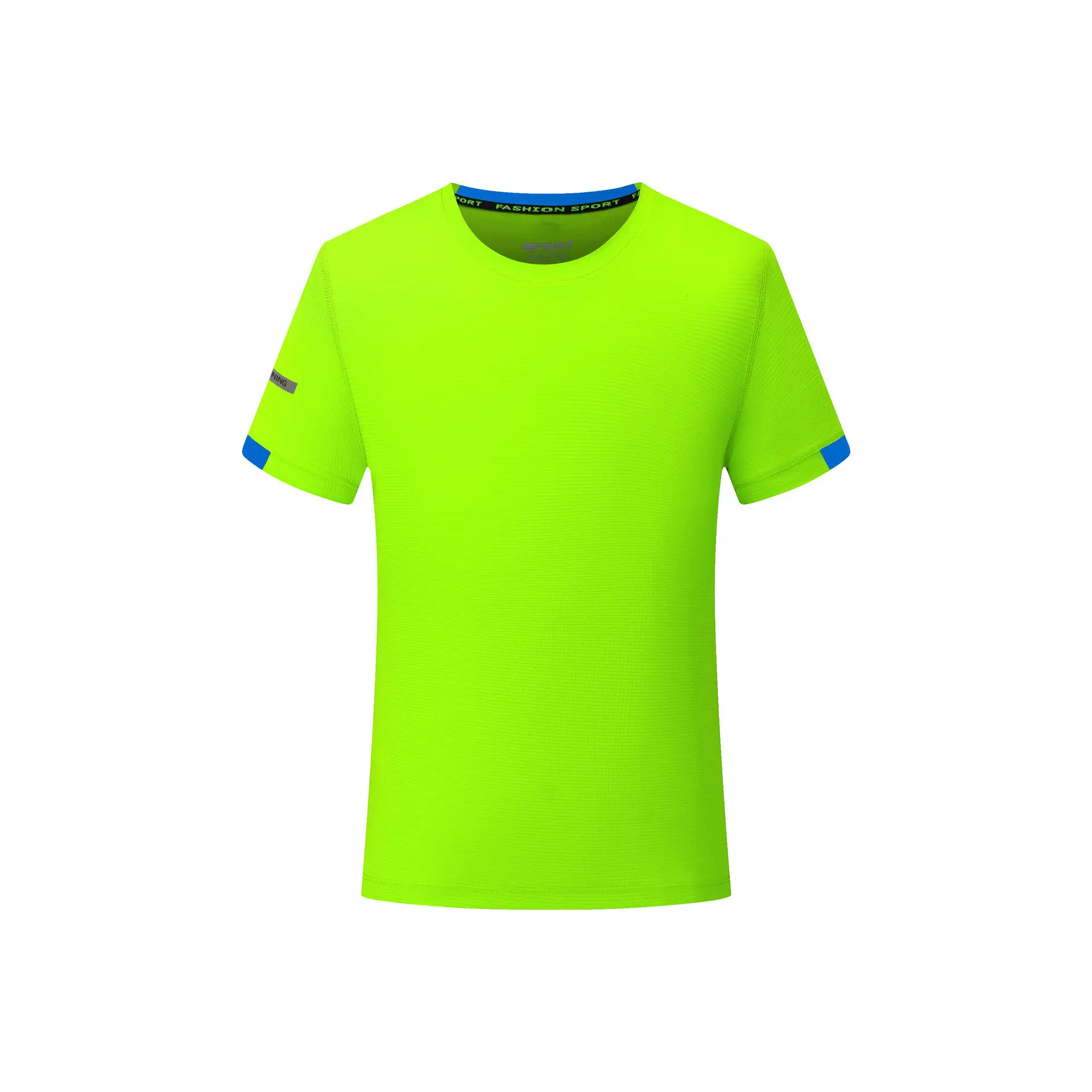 Men White Quick-Drying T-Shirt Short Sleeve - Image 7