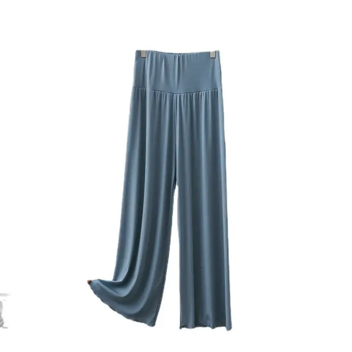 Black Wide Leg High Waist Pants for Women Summer - Image 11