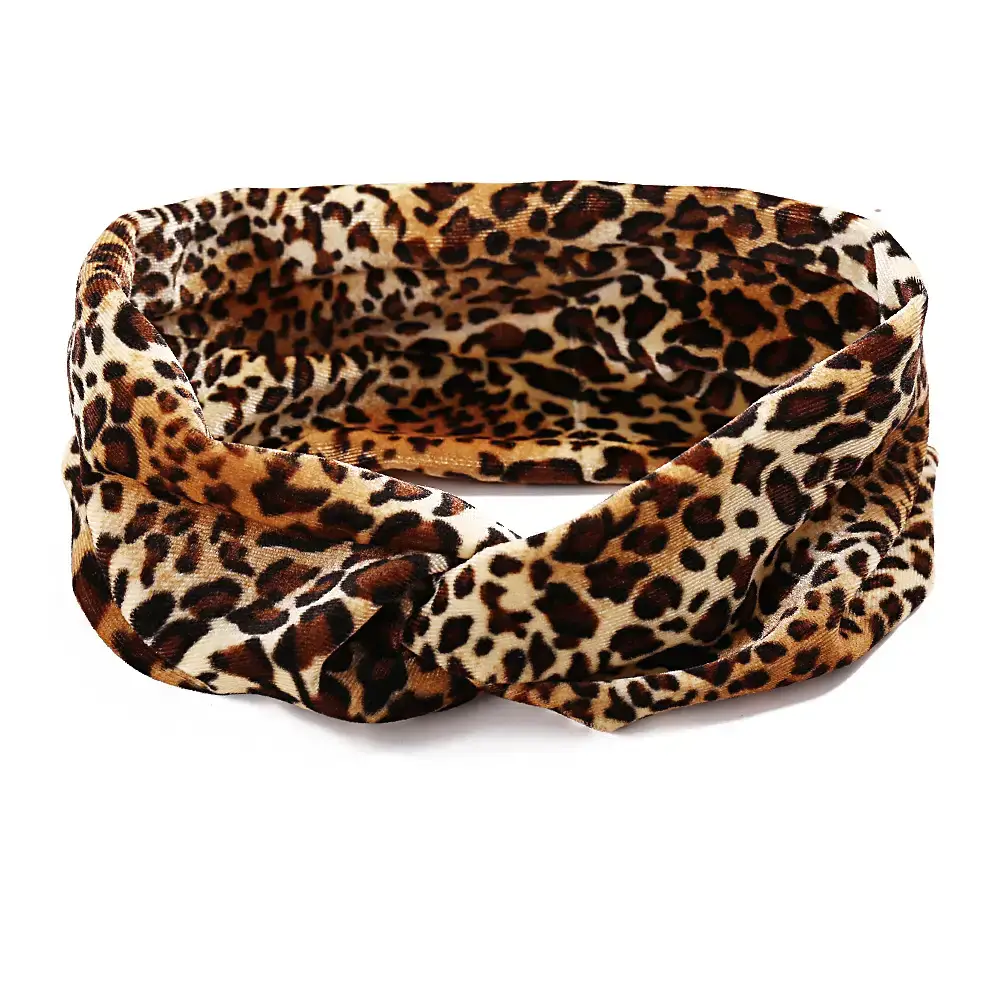 Men & Women Knitted Cross Hairband with Sweat Absorbent Design - Image 12