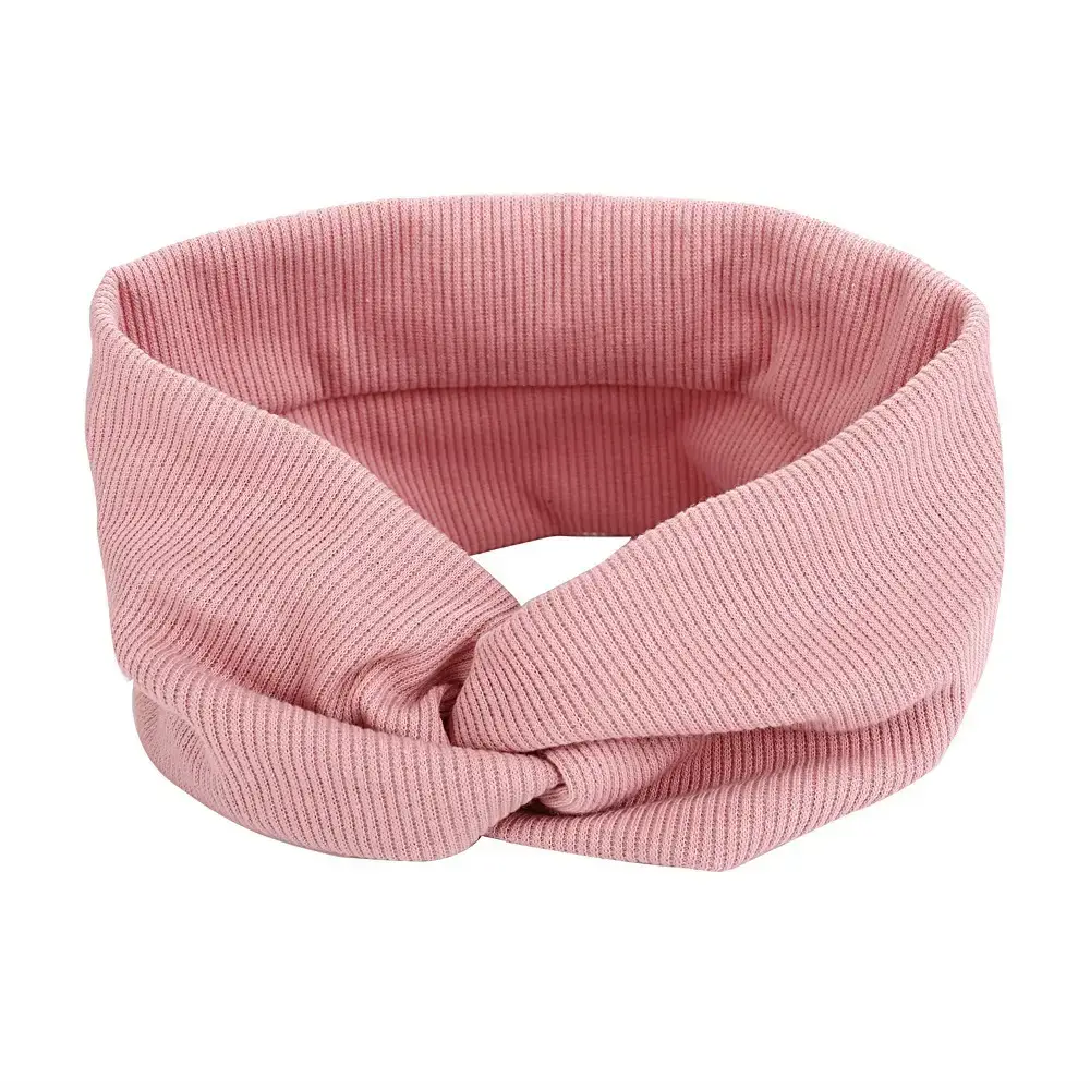 Men & Women Knitted Cross Hairband with Sweat Absorbent Design - Image 8